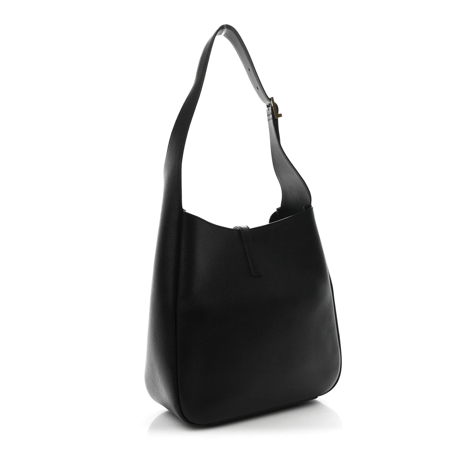 Smooth Calfskin Small Le 5 a 7 Soft Hobo Black