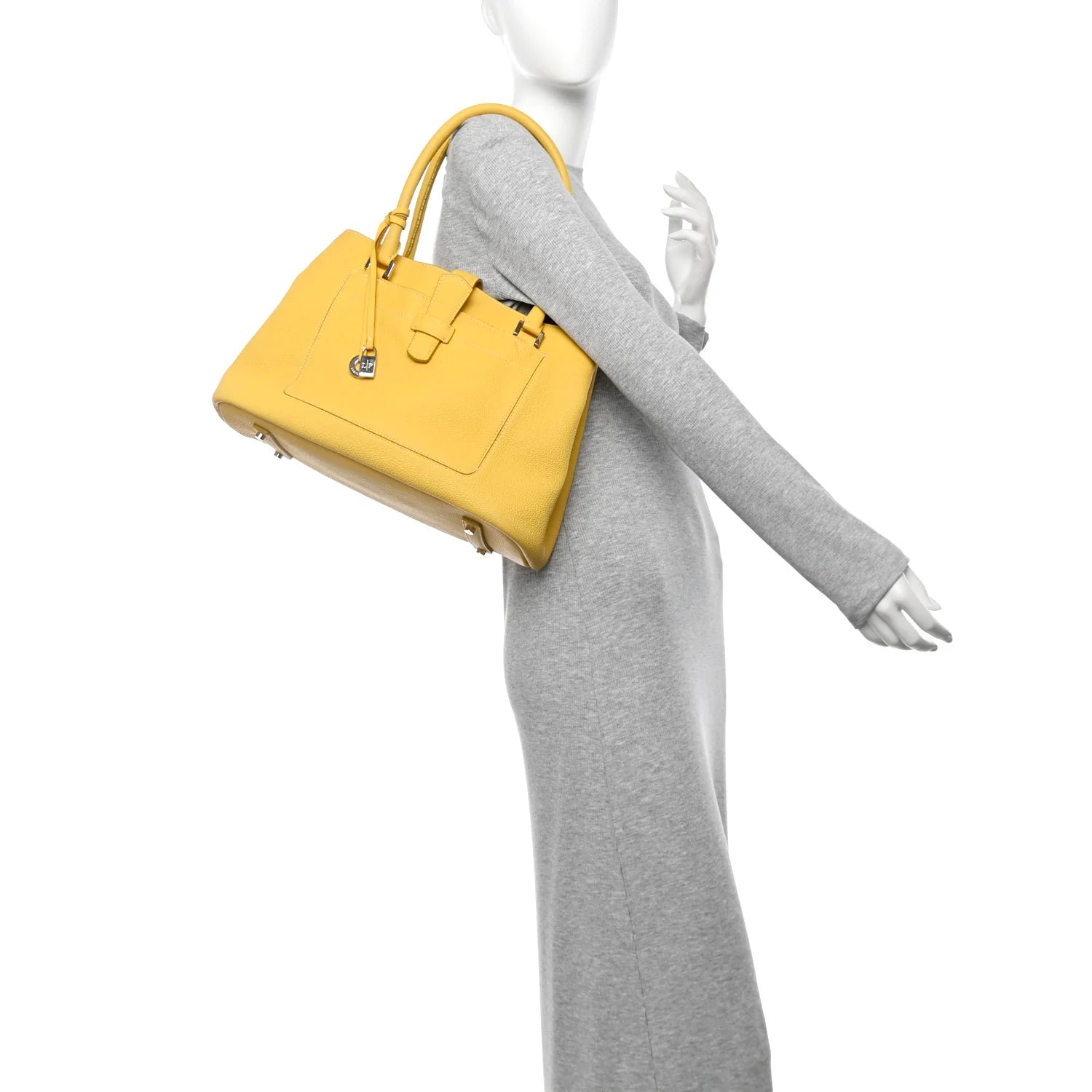 Grained Calfskin Bellevue Odessa Yellow