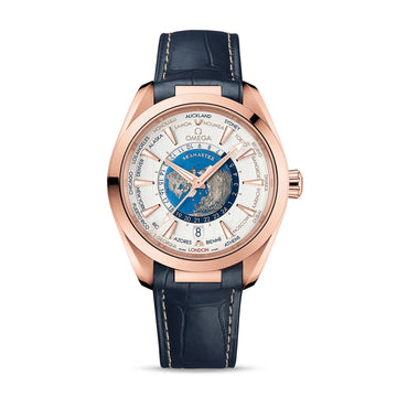 Seamaster AQUA TERRA 150M CO‑AXIAL MASTER CHRONOMETER GMT WORLDTIMER Ref# 220.53.43.22.02.001