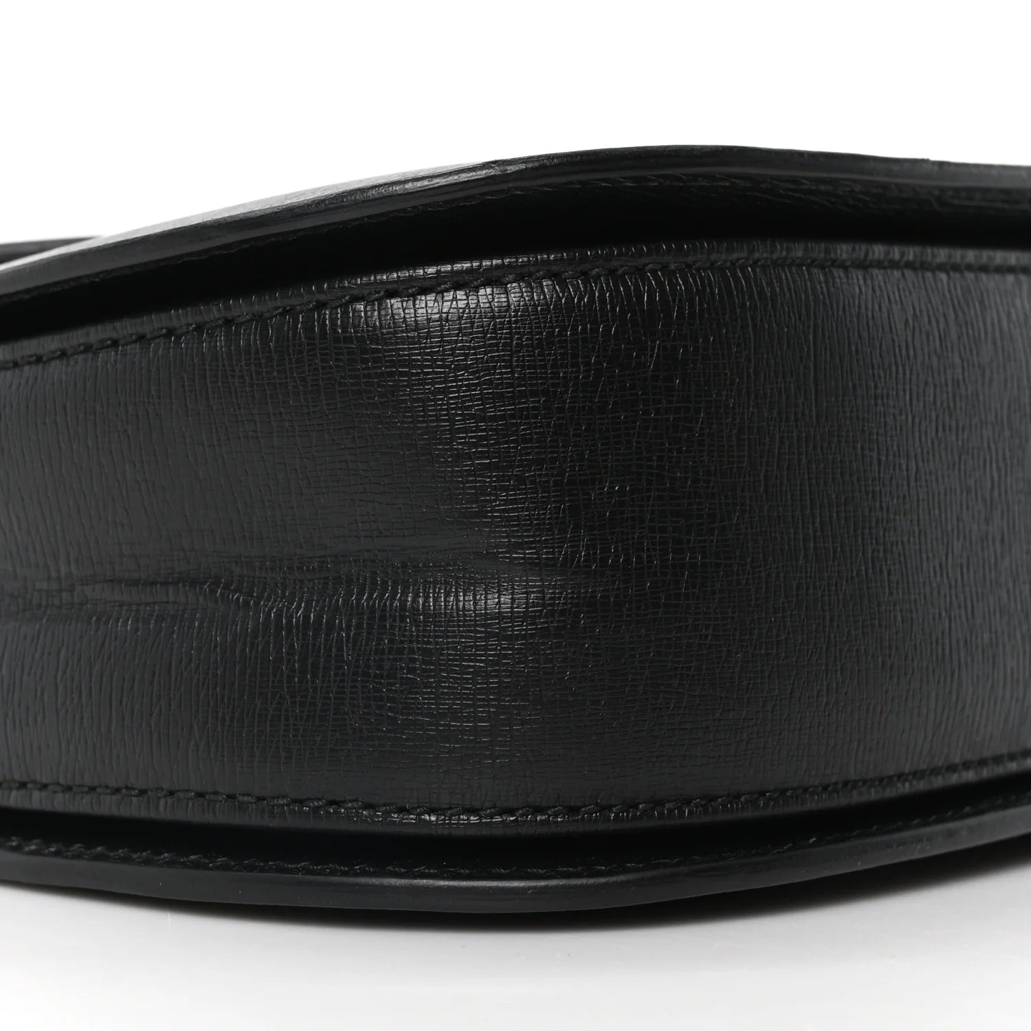 Shangai Calfskin Small Classic Bamboo Top Handle Bag Black