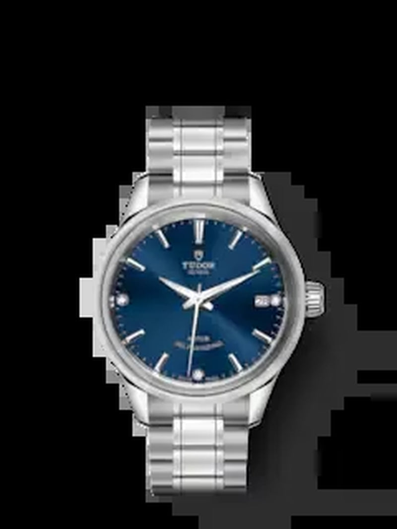 Style, Stainless Steel and Diamond-Set 34Mm, Ref# M12300-0012