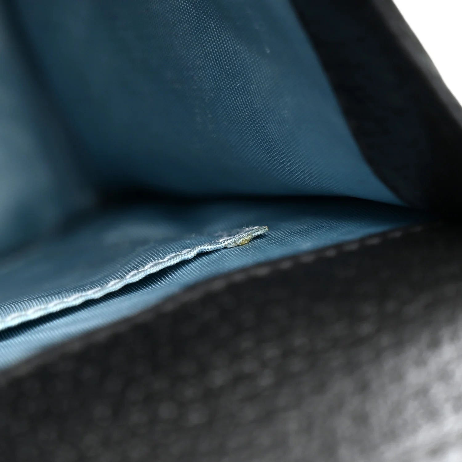 Textured Calfskin Bee Star Print Mini Sylvie Top Handle Bag Black