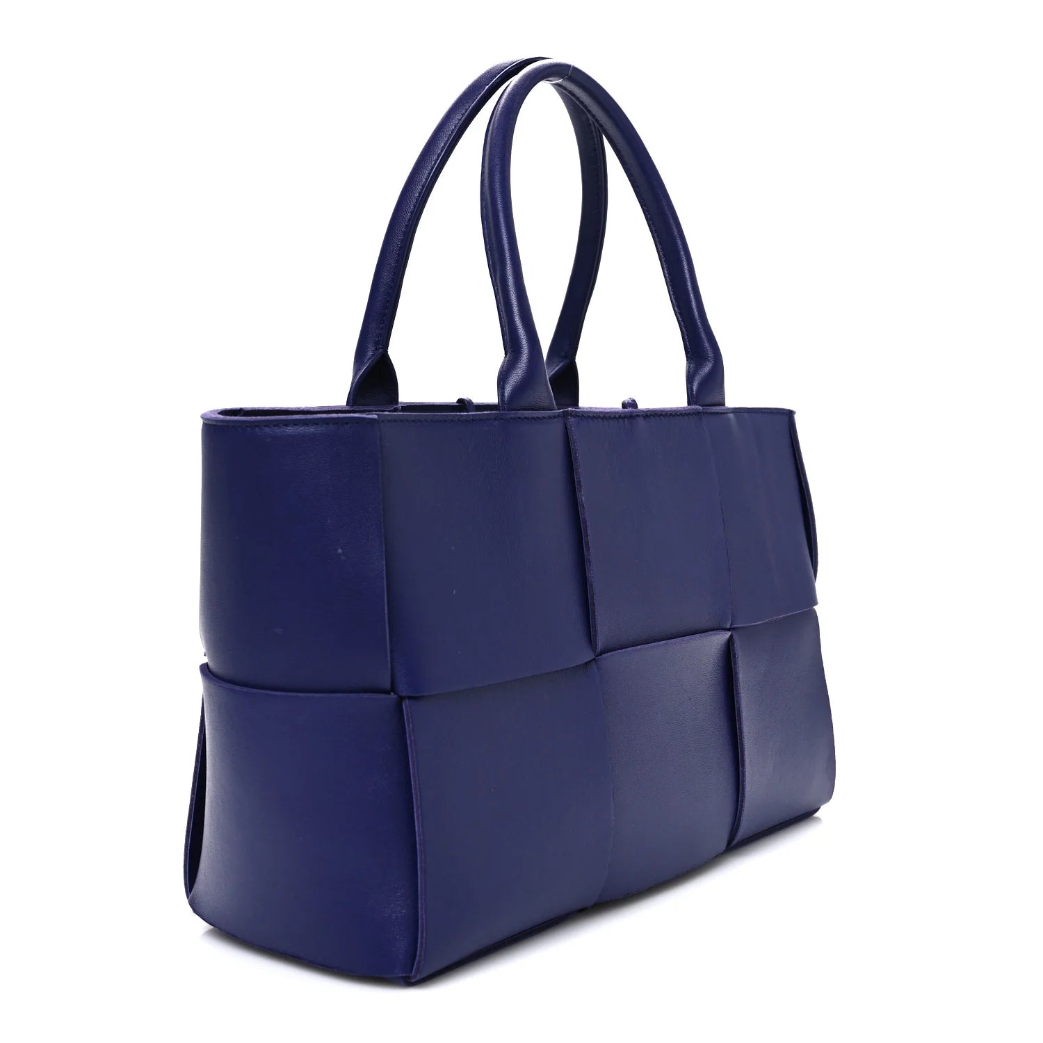 Smooth Calfskin Intrecciato Small Arco Tote Unicorn