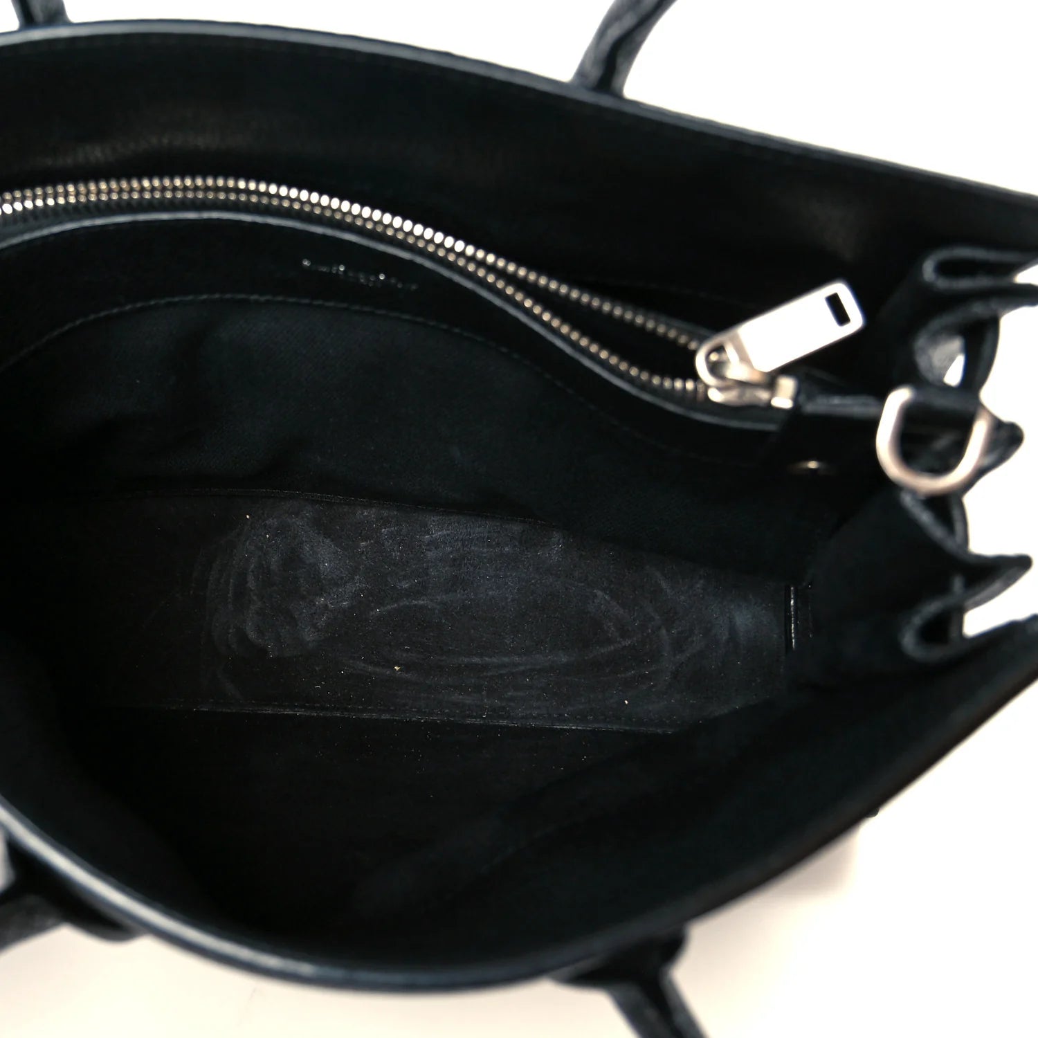 Grained Calfskin Baby Sac De Jour Souple Black