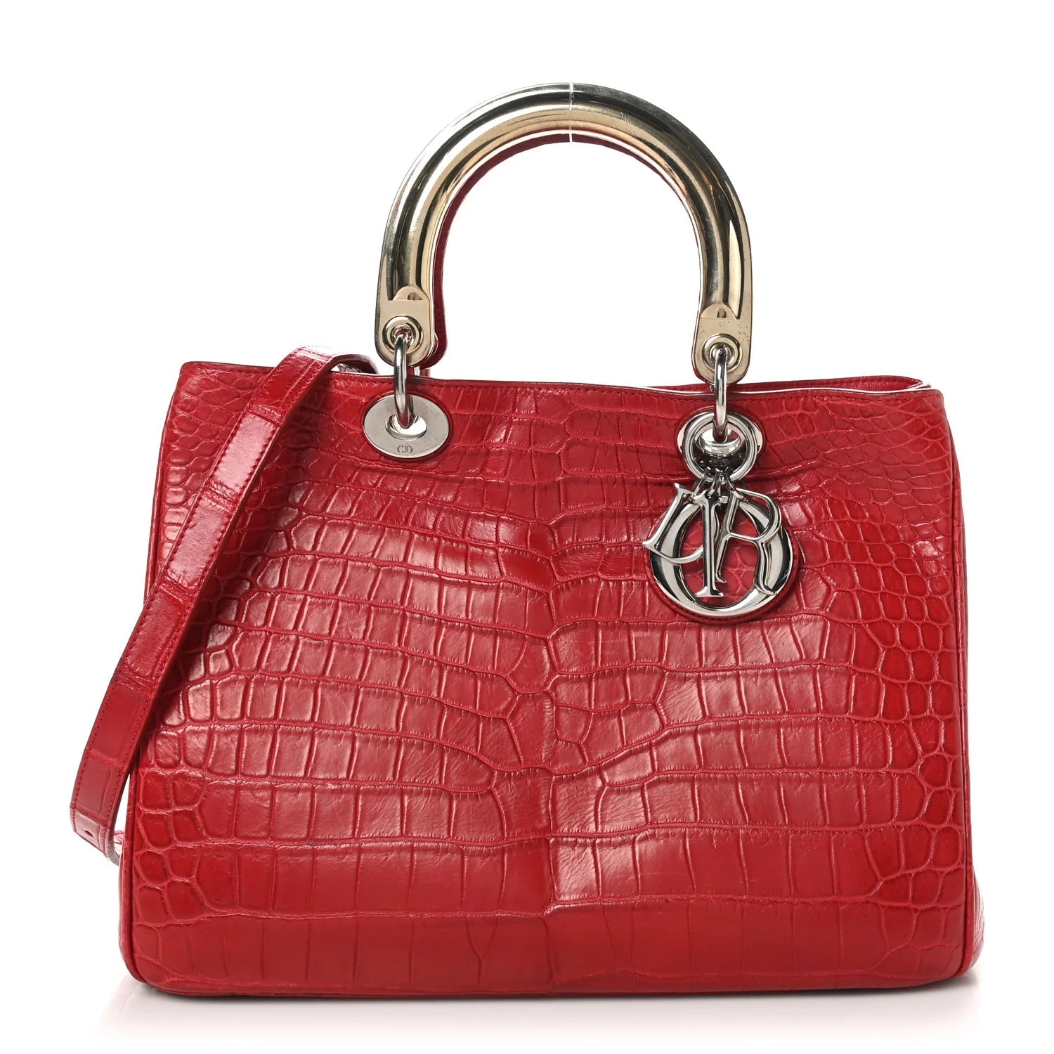 Crocodile Large Diorissimo Red