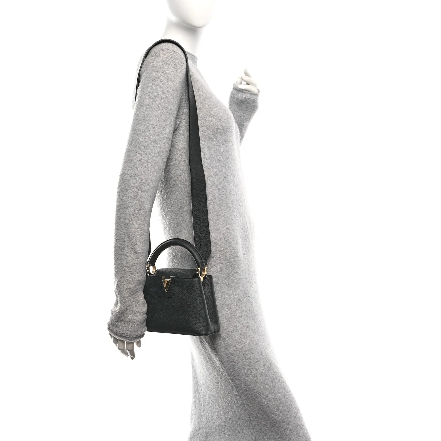 Taurillon Mini Capucines Black