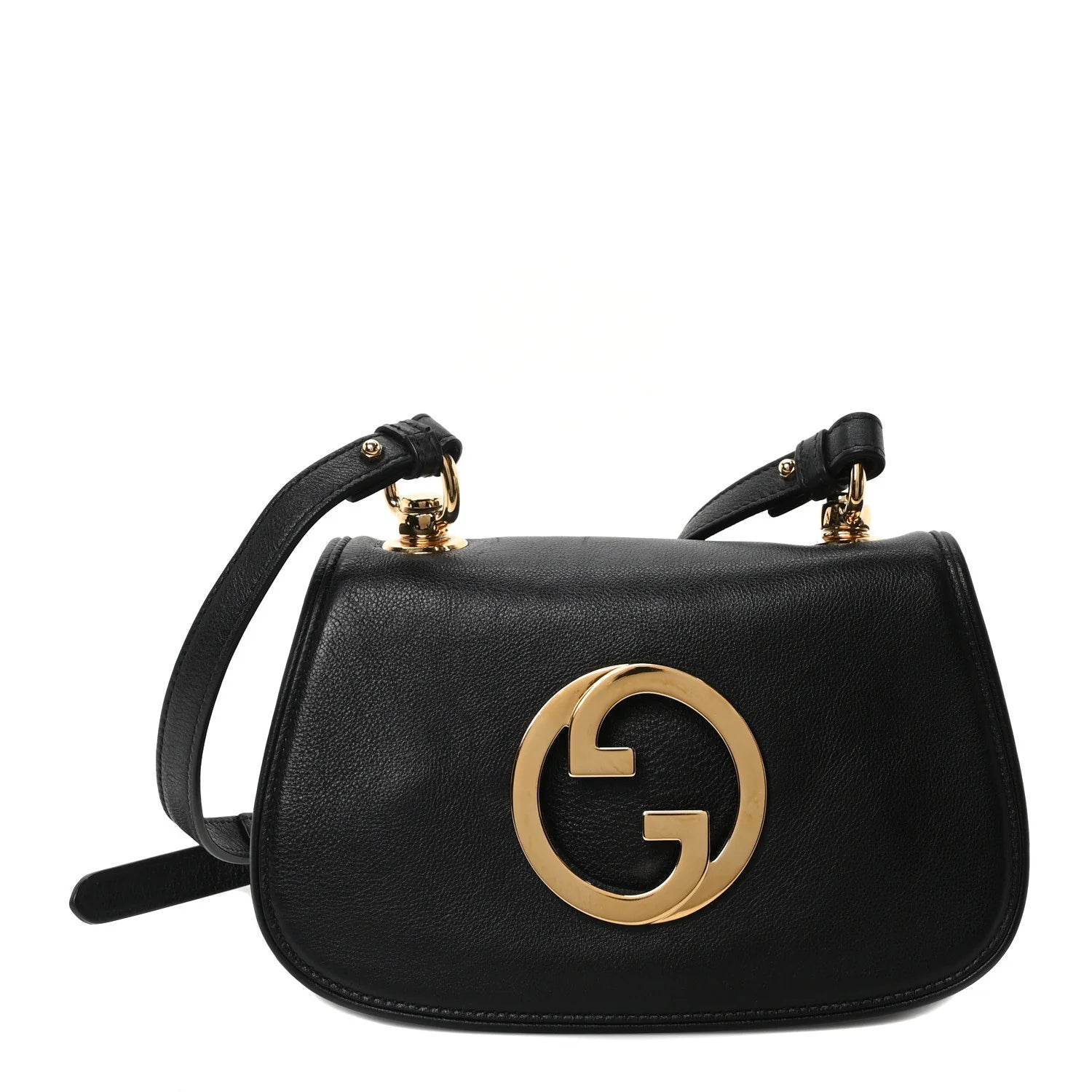 Roxy Calfskin Web Mini Blondie Shoulder Bag Black