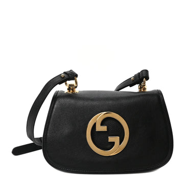 Roxy Calfskin Web Mini Blondie Shoulder Bag Black