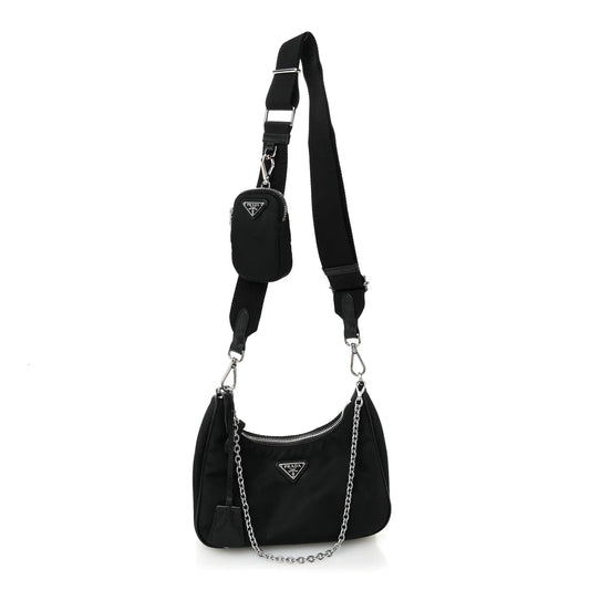Nylon Re-Edition 2005 Shoulder Bag Black