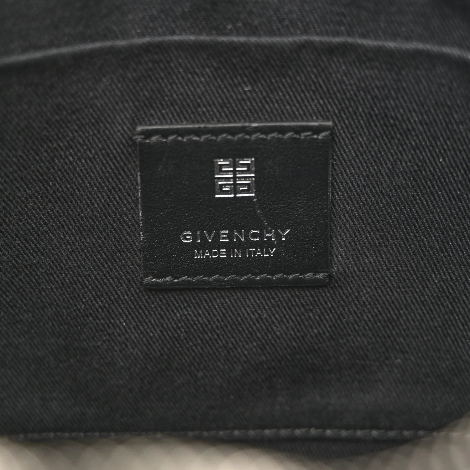 Coated Canvas Logo Embossed G Essentials Camera Bag Black