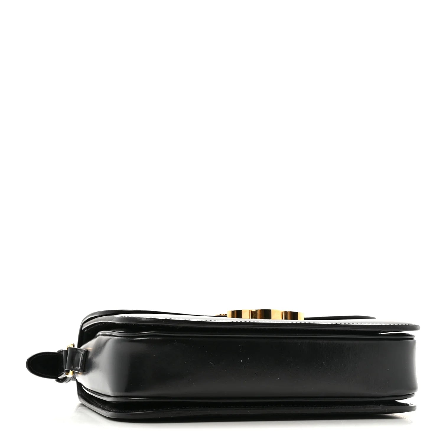 Shiny Calfskin Medium Triomphe Black