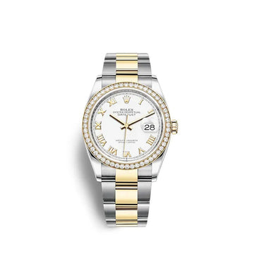 Datejust 36 Oystersteel and Yellow Gold Ref# 126283RBR-0016