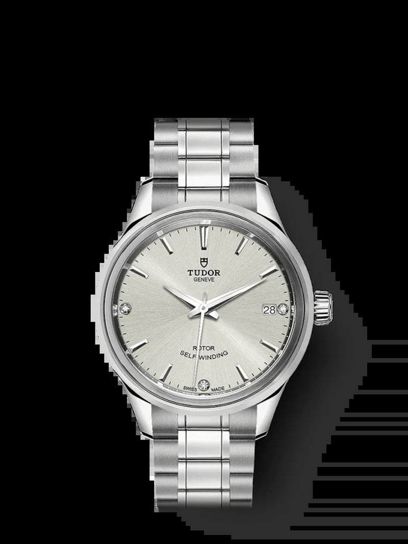 Style, Stainless Steel and Diamond-Set 34Mm, Ref# M12300-0003