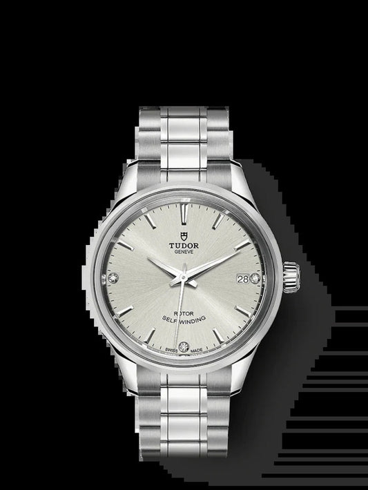 Style, Stainless Steel and Diamond-Set 34Mm, Ref# M12300-0003