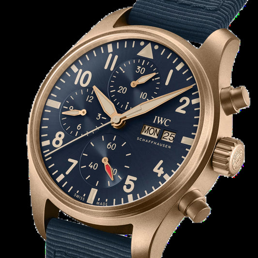 Unworn  Pilot'S Watch Chronograph 41, Bronze, 41Mm, Ref# IW388109, Box and Papers
