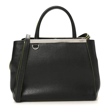 Vitello Elite Apple Charm Petite 2Jours Tote Black