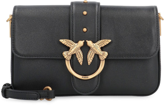 LOVE ONE MINI SLOUCHY LEATHER SHOULDER BAG