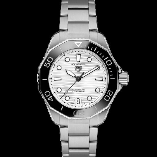 Unworn  Aquaracer Professional 300 Date, Stainless Steel, Ref# WBP231C.BA0626, Box & Papers