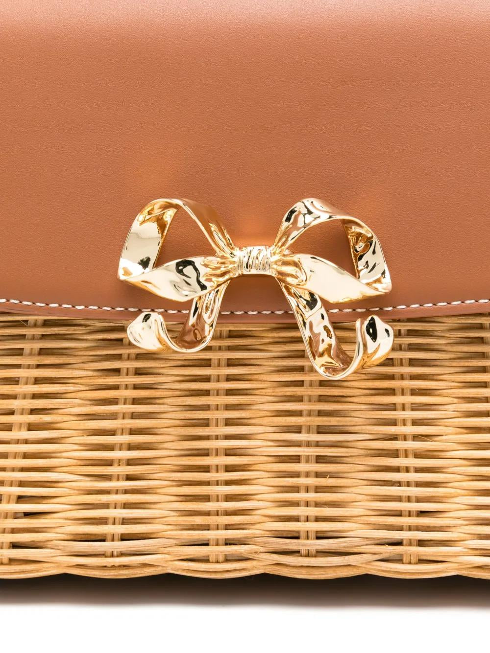 RATTAN MINI BOW BAG