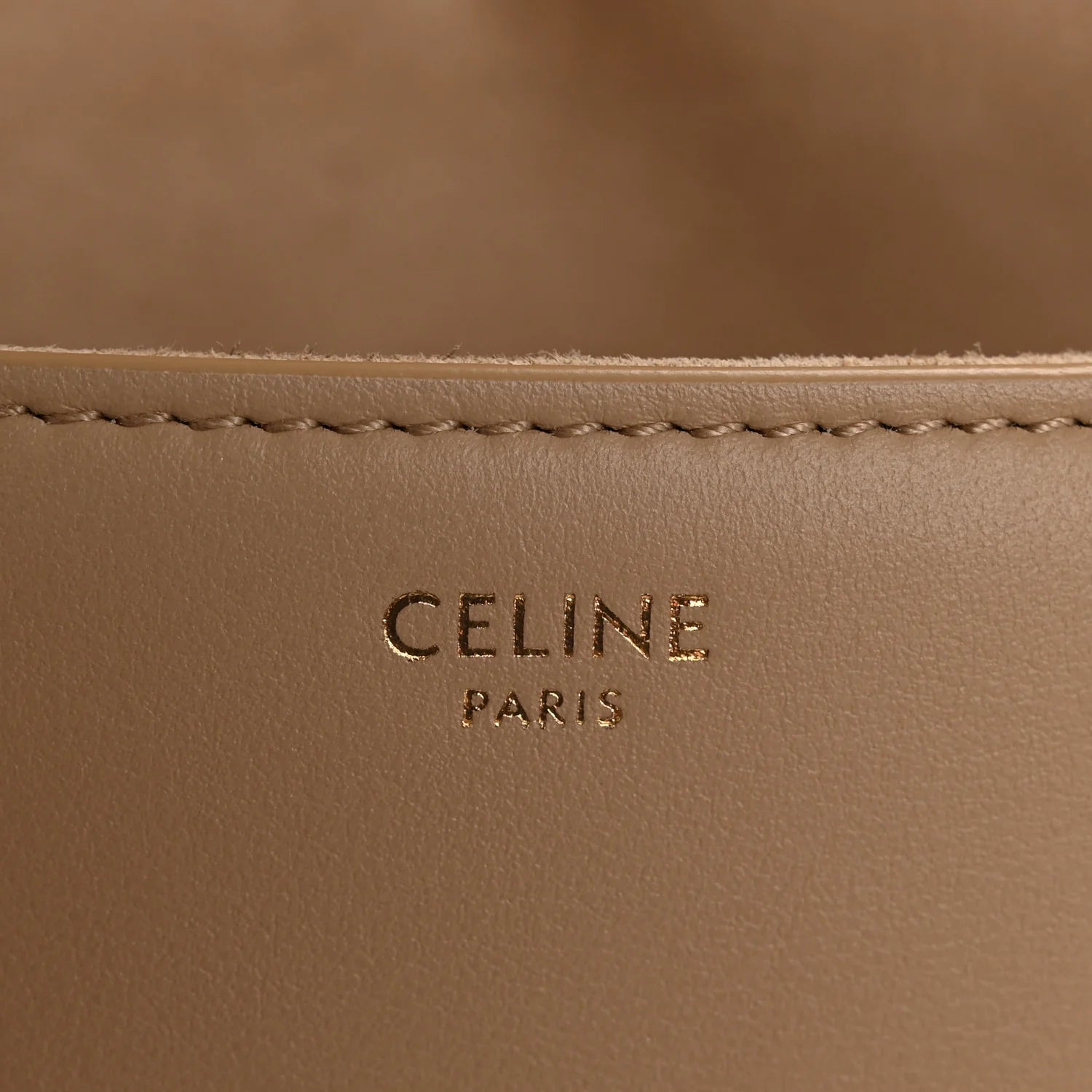 Smooth Calfskin Triomphe Besace Bag Nude