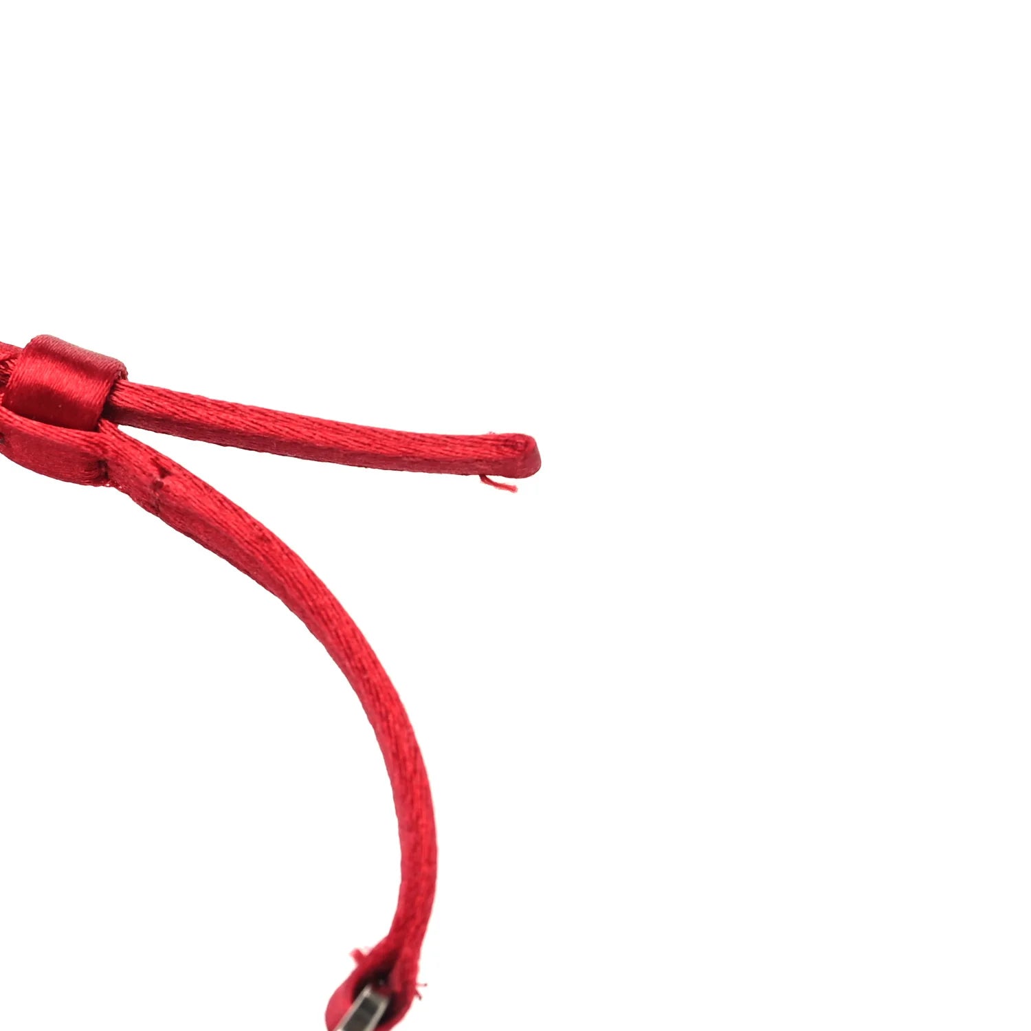 Satin Pochette Bag Red