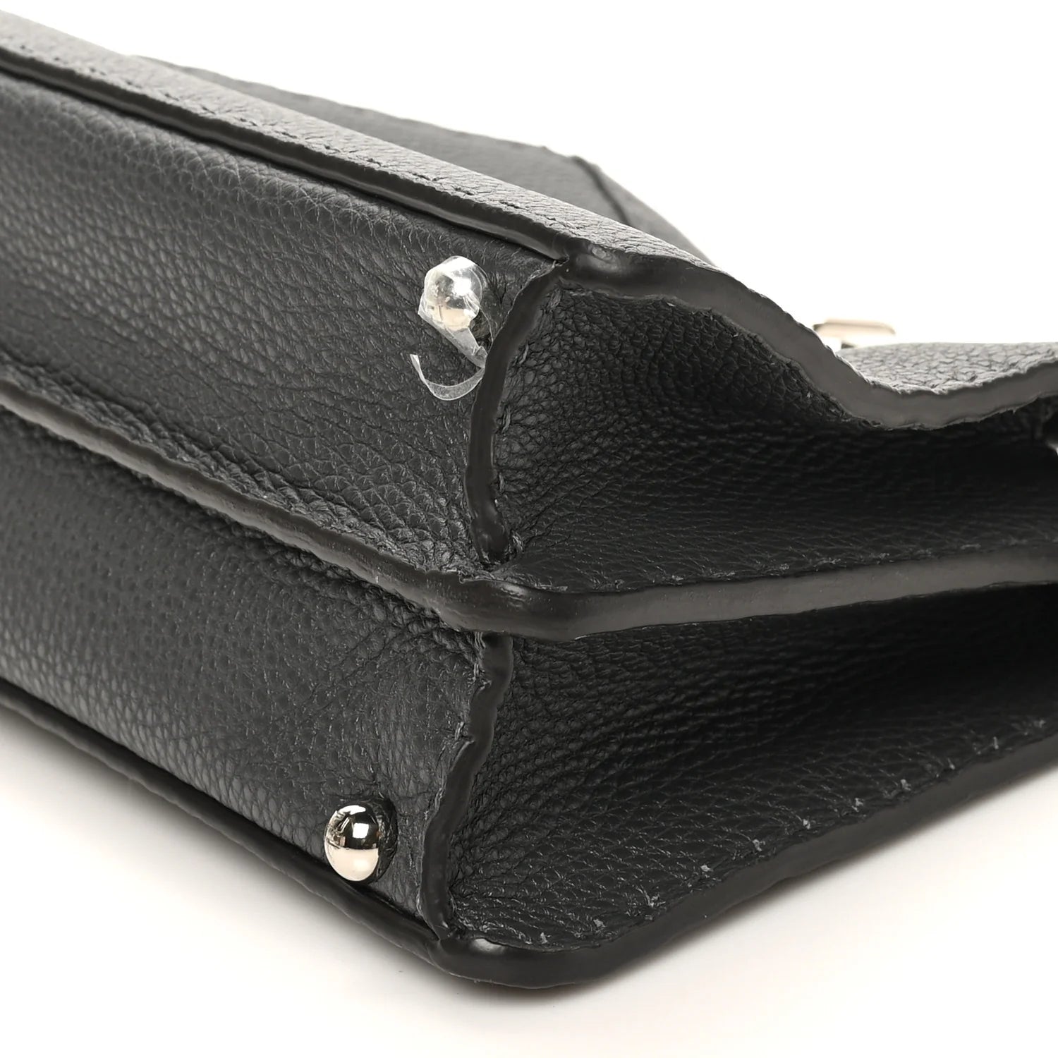 Cuoio Romano Selleria Chamois Small Peekaboo I SEE U Satchel Asfalto Camelia