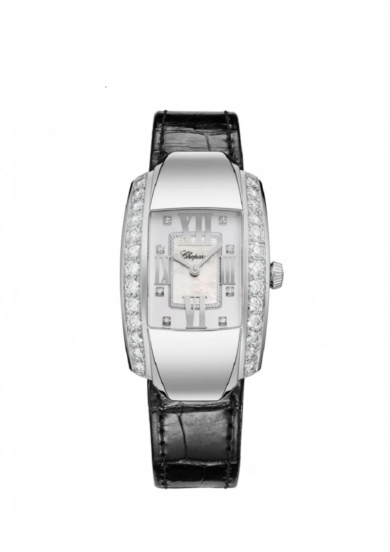 Unworn  La Strada, 18K White Gold and Diamonds, Quartz, 44.8Mm X 26.1Mm, Ref# 419402-1004, Box and Papers