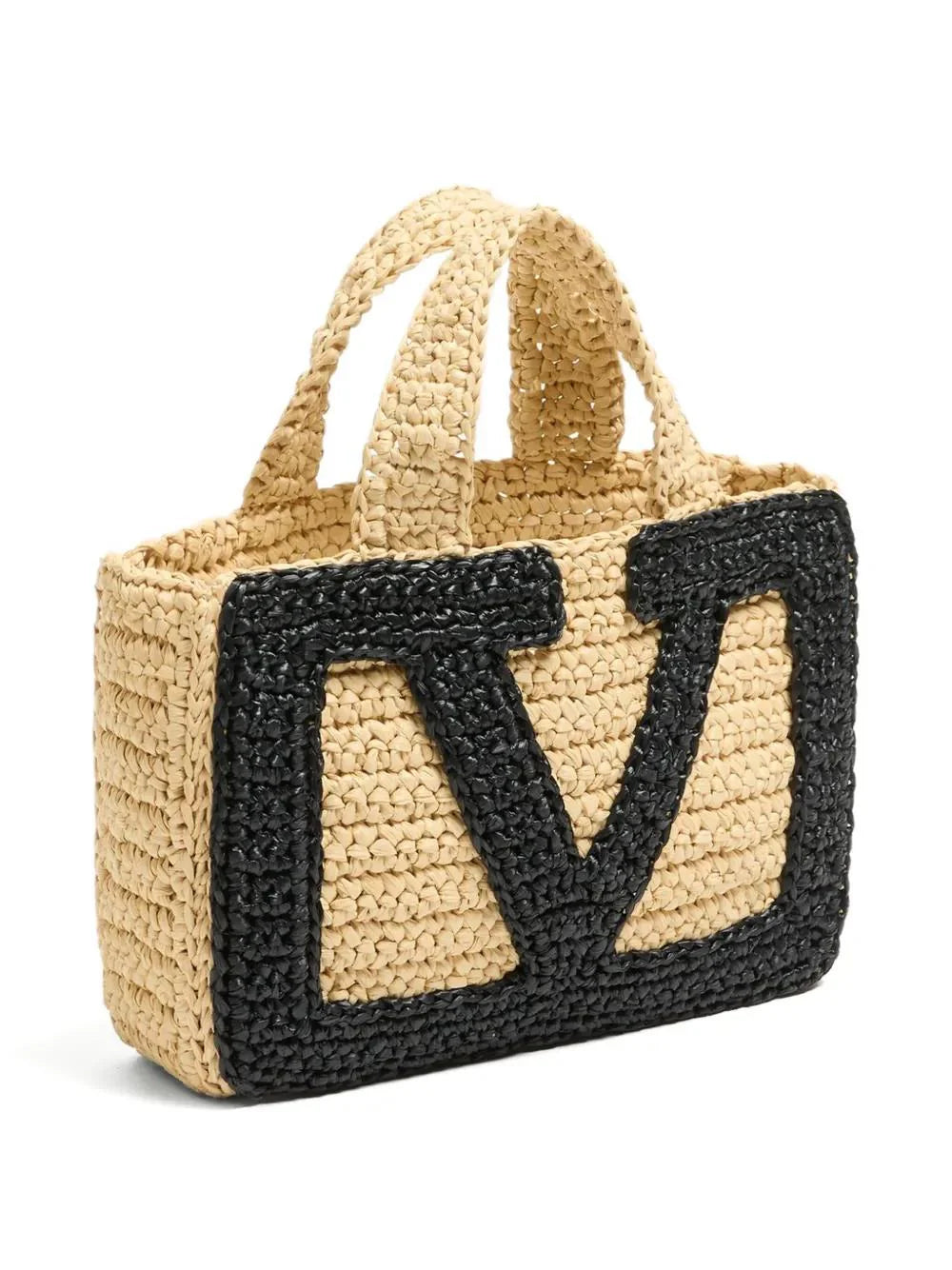VIVA SUPERSTAR SMALL WOVEN RAFFIA BAG