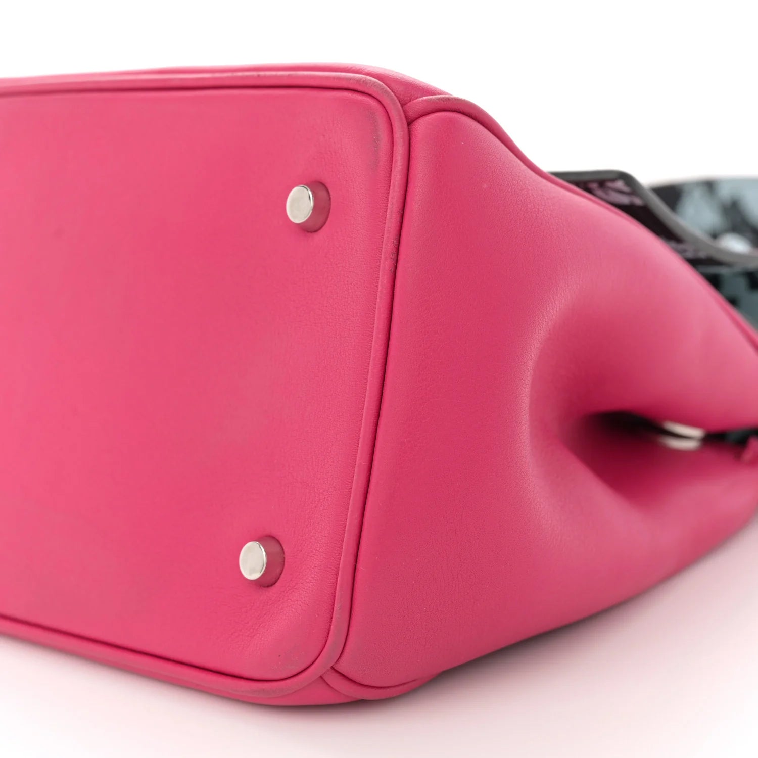 Smooth Calfskin Mini Be Dior Flap Pink