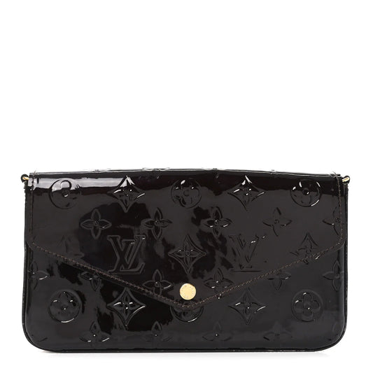 Vernis Pochette Felicie Chain Wallet Amarante