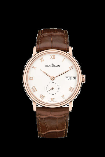 Unworn  Villeret Ultra Slim Day Date, 18K Red Gold, 40 Mm, Ref# 6652-3642-55B, Box and Papers