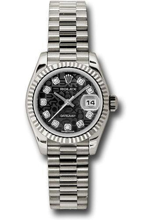 Rolex Lady Datejust 26Mm Watch 179179 Bkjdp