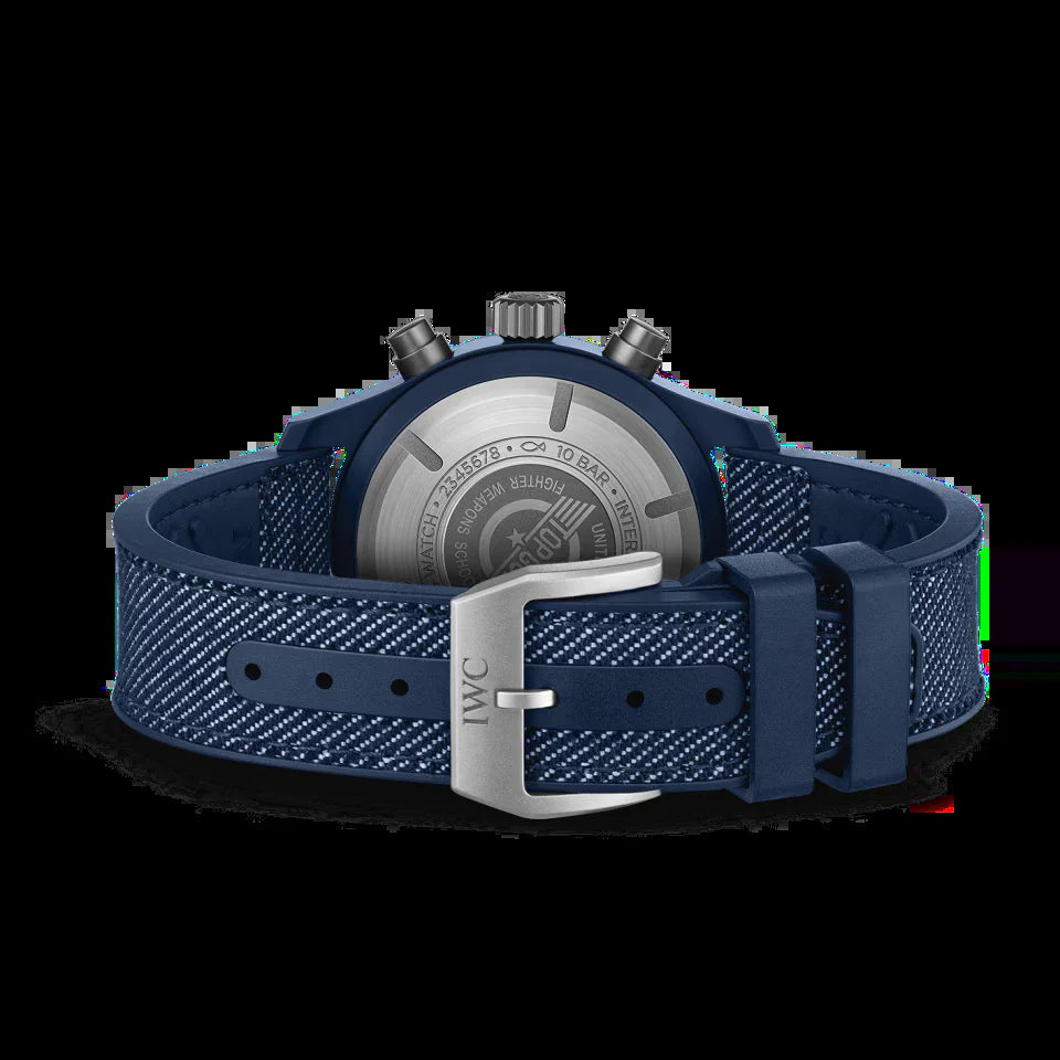 Unworn  Pilot’S Watch Chronograph 41 TOP GUN Oceana, Ceramic, Titanium, 41.9Mm, Ref# IW389404, Box and Papers