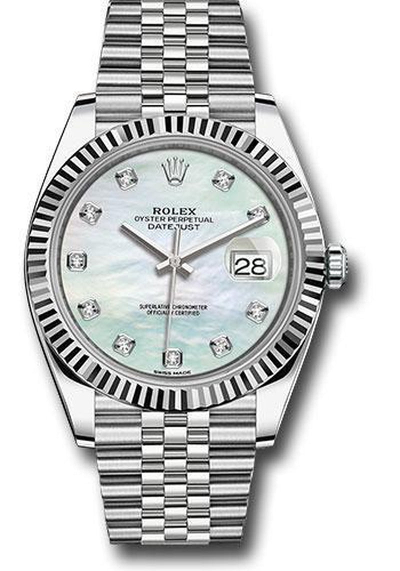 Rolex Oyster Perpetual Datejust 41 Watch 126334 Wmdj