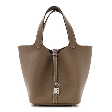 Taurillon Clemence Picotin Lock 22 MM Etoupe