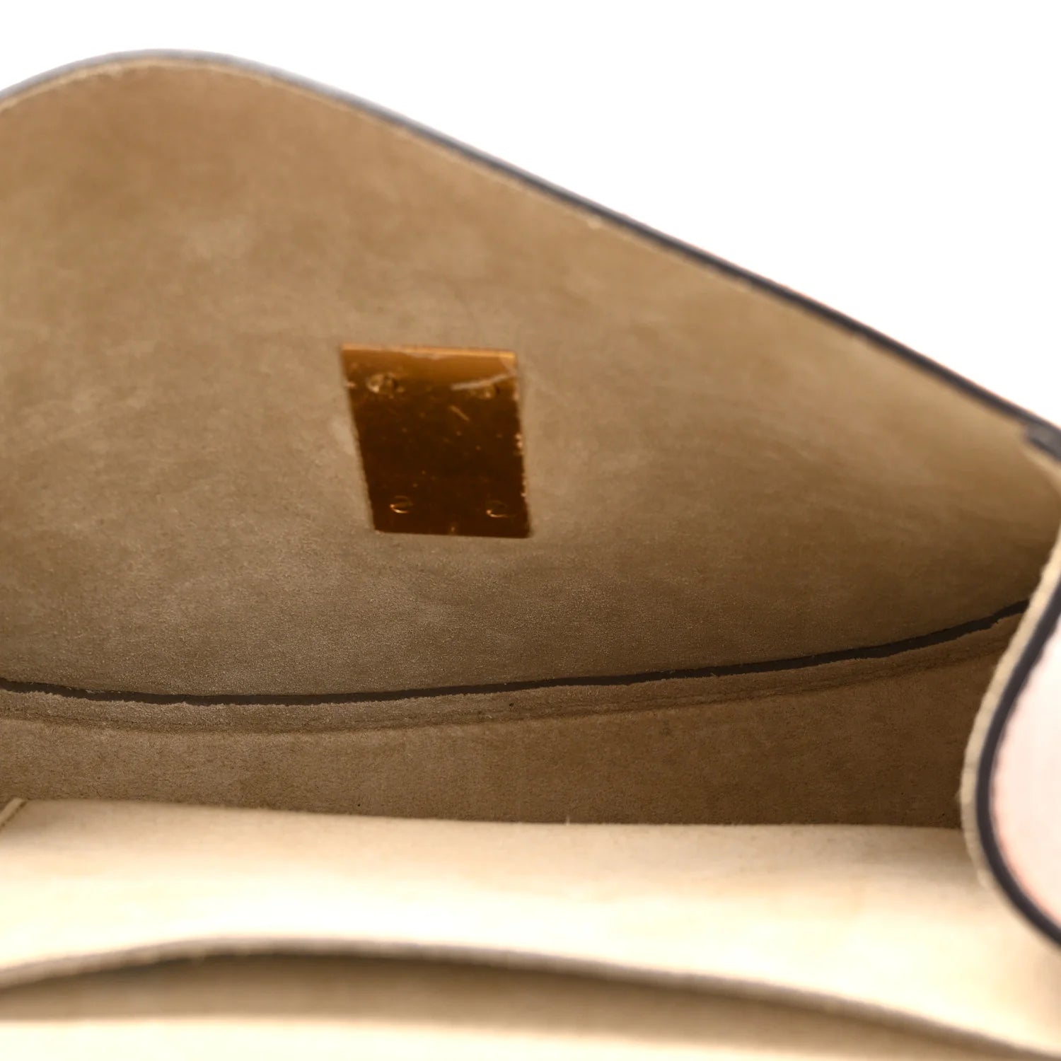 Suede Smooth Calfskin Drew Shoulder Bag Classic Tobacco