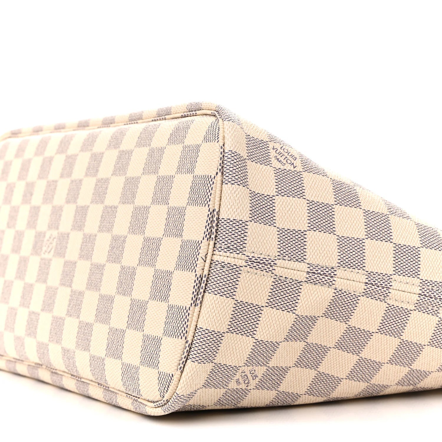 Damier Azur Neo Neverfull MM Rose Ballerine