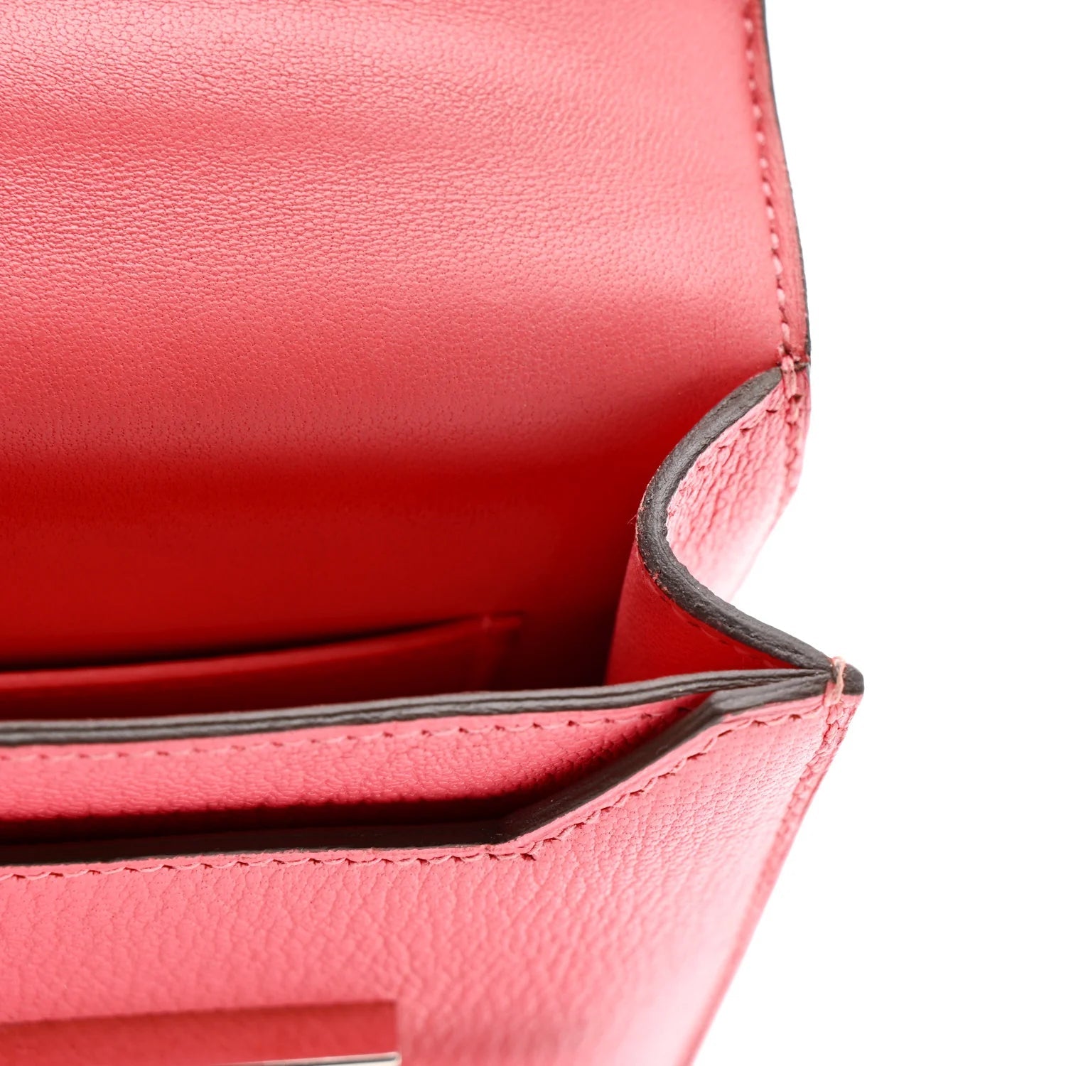 Chevre Mysore Mini Verrou Chaine Bag Rose Azalee