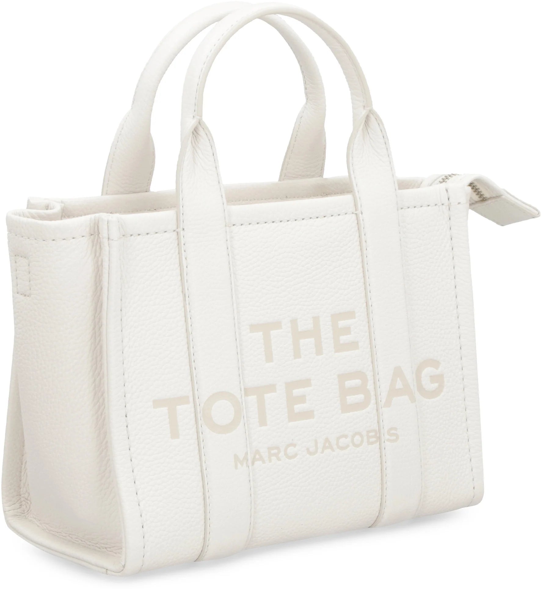 GRAINED LEATHER BAG with LOGO