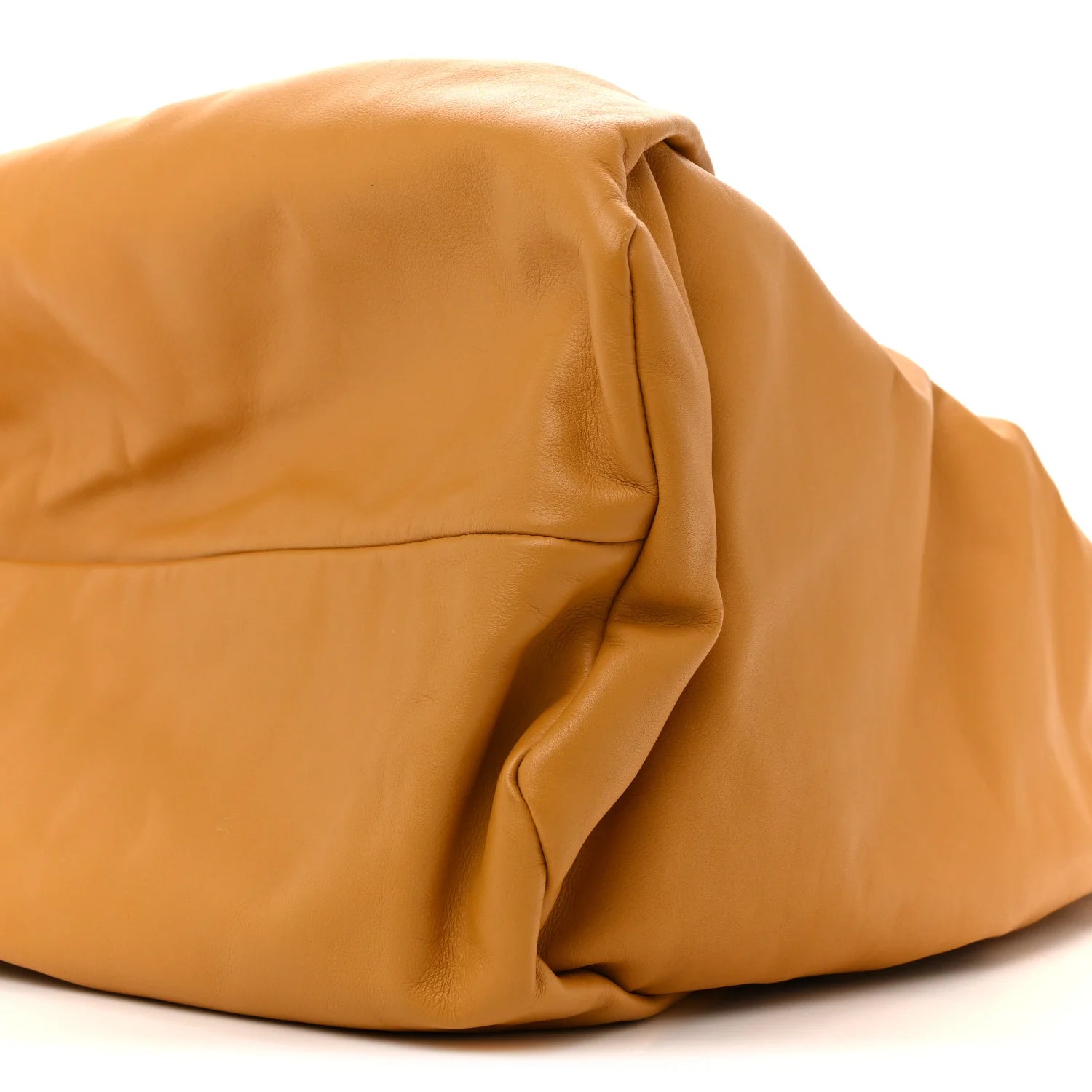 Smooth Butter Calfskin Large the Shoulder Pouch Butterscotch