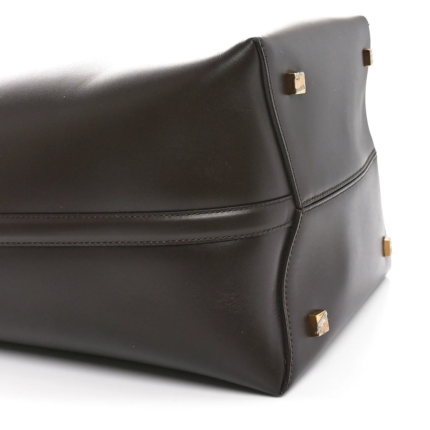 Shiny Calfskin Le 37 Bucket Bag Arabica