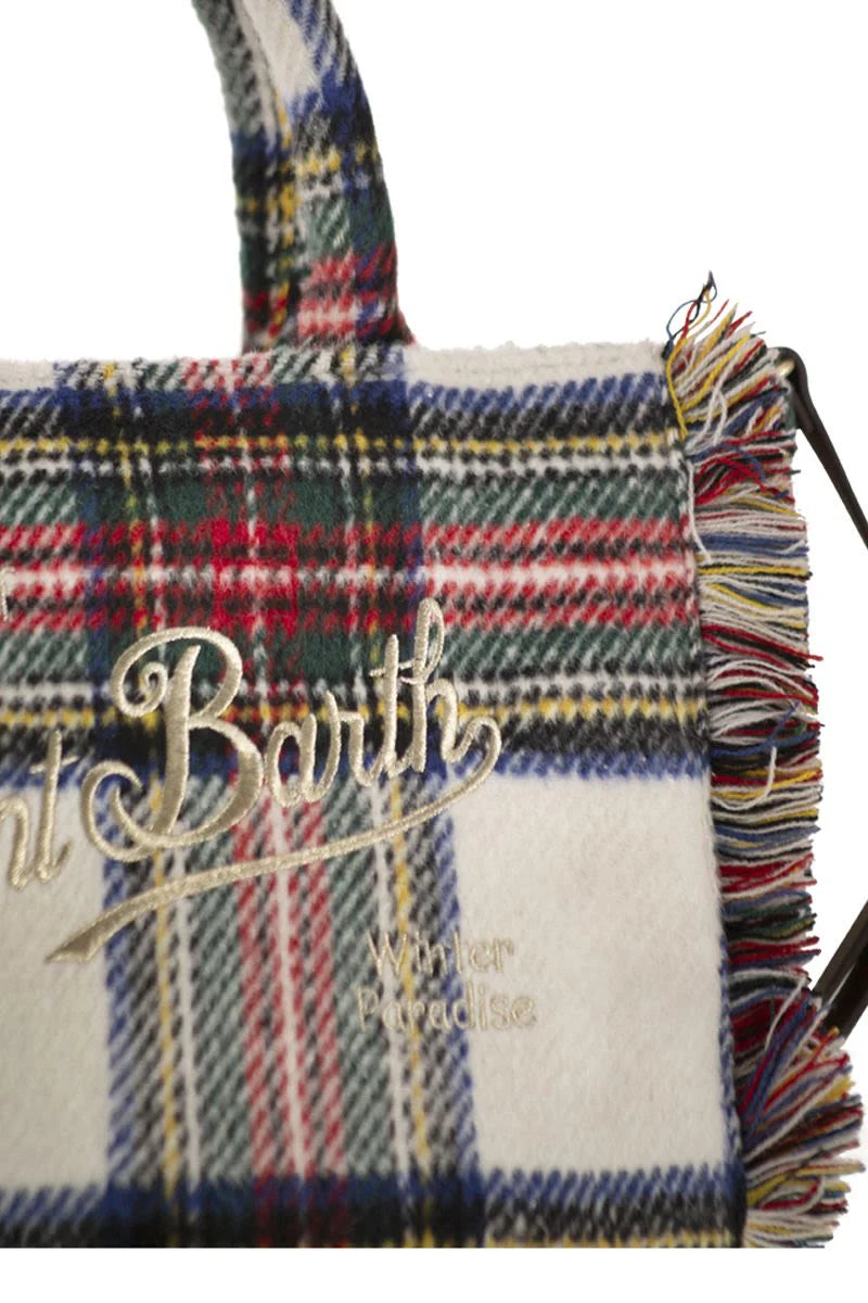 COLETTE - WOOL-EFFECT BAG with LOGO