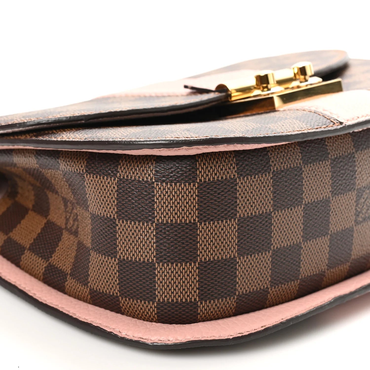 Damier Ebene Cuir Taurillon Wight Magnolia