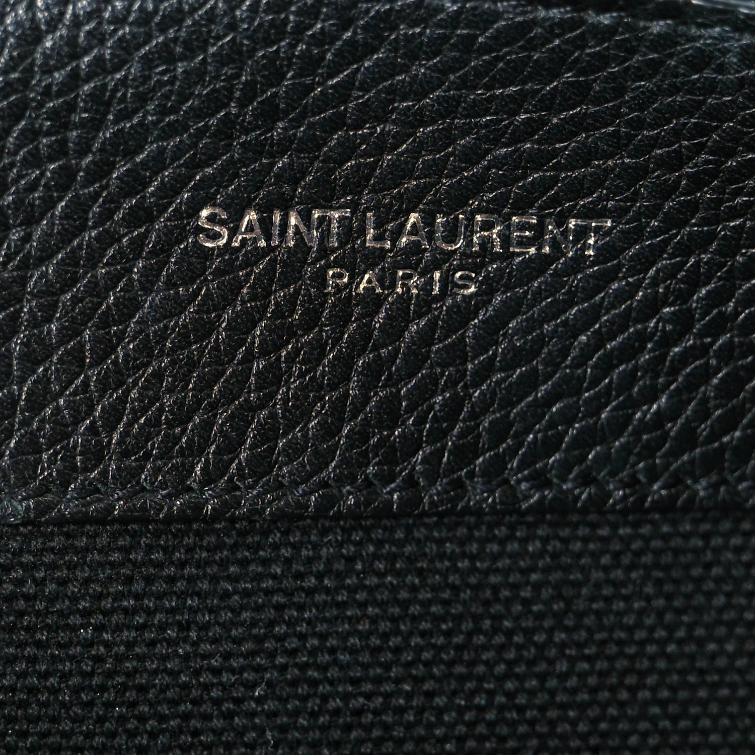 Grained Calfskin Baby Sac De Jour Souple Black