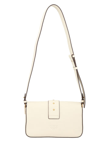WHITE LEATHER SHOULDER BAG