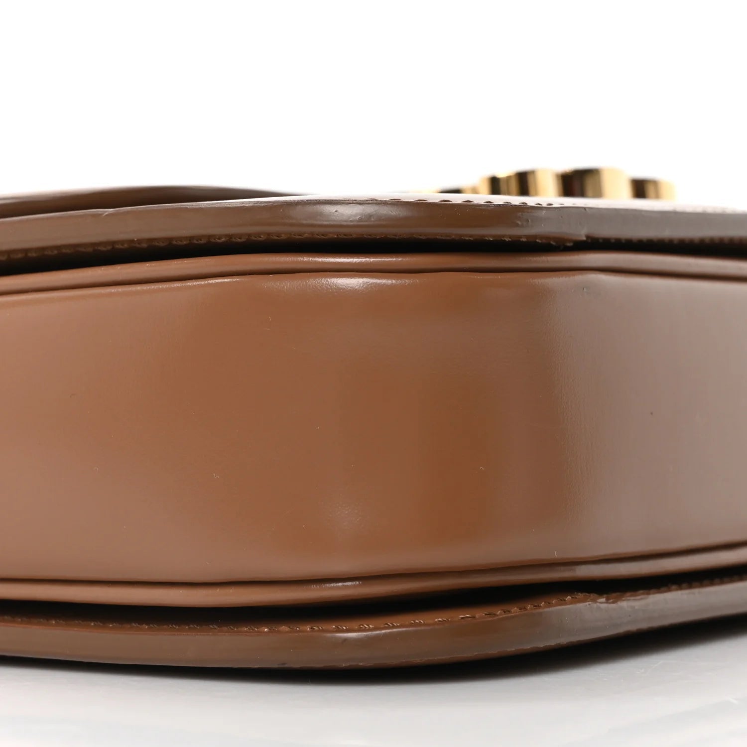 Shiny Calfskin Medium Triomphe Bronze