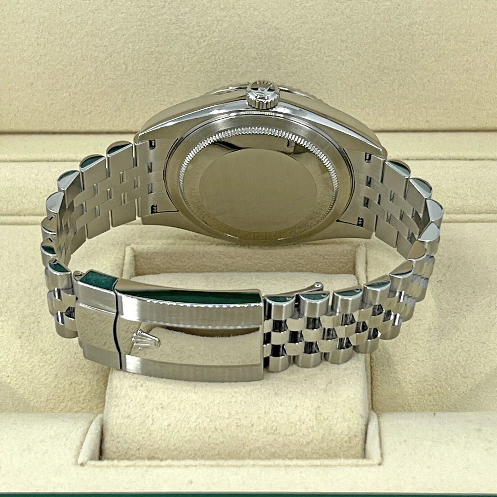 Sky-Dweller Stainless Steel and 18K White Gold Blue 42Mm Jubilee, Ref# 326934-0004