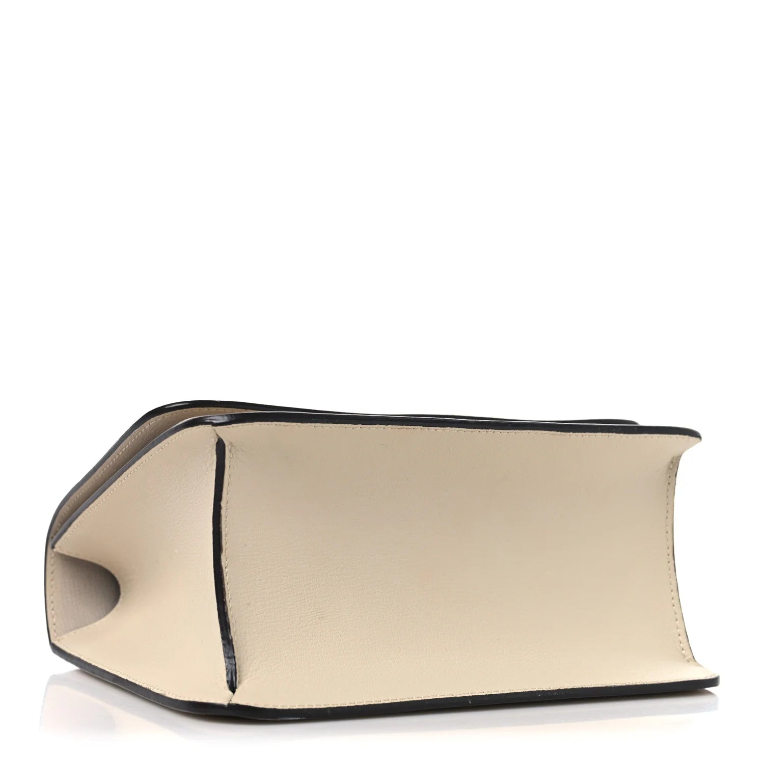 Grainy Calfskin JC Top Handle Beige