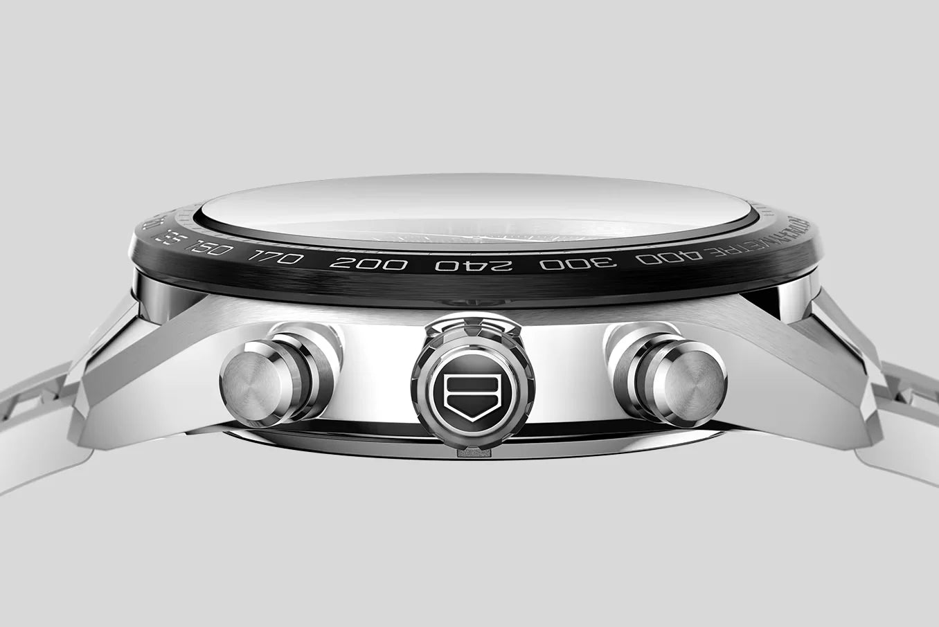 Unworn  Carrera Chronograph, Stainless Steel and Ceramic, 44Mm, Ref# CBN2A1B.BA0643, Box & Papers