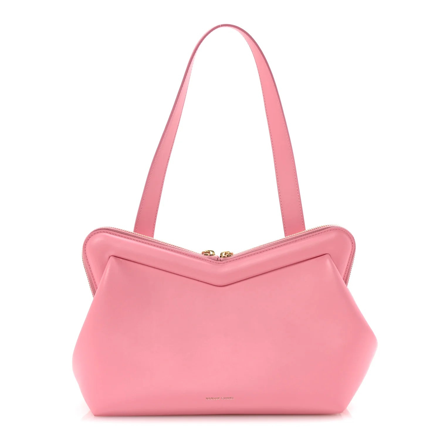 Smooth Calfskin M Frame Bag Flamingo